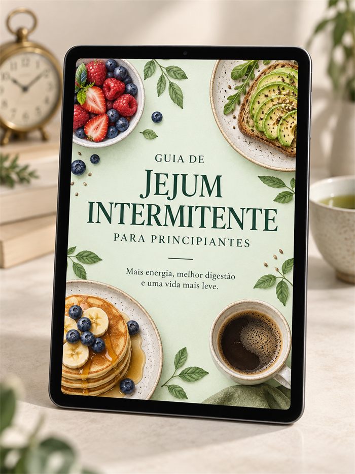 Capa do Guia de Jejum Intermitente