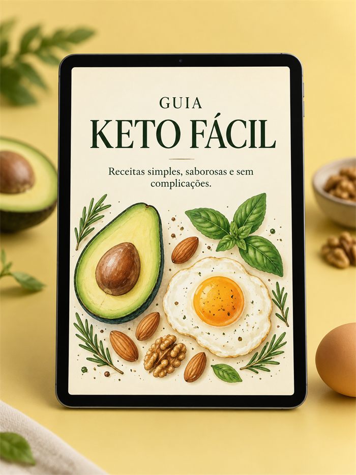 Capa do Guia Keto Fácil